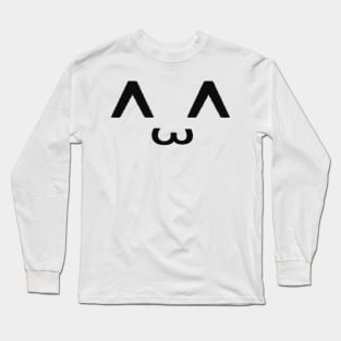 ^ ω ^ Long Sleeve T-Shirt